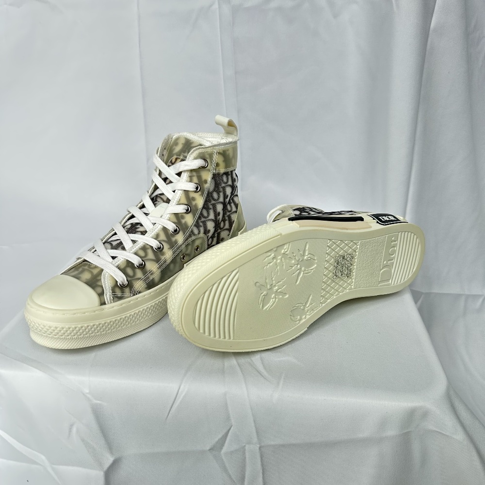DIOR MEN B23 Sneakers Black and White - Picture 3 of 5